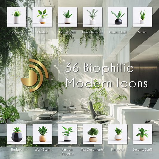 36 Biophilic Modern Icons