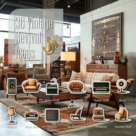 36 Textural Modernism Icons