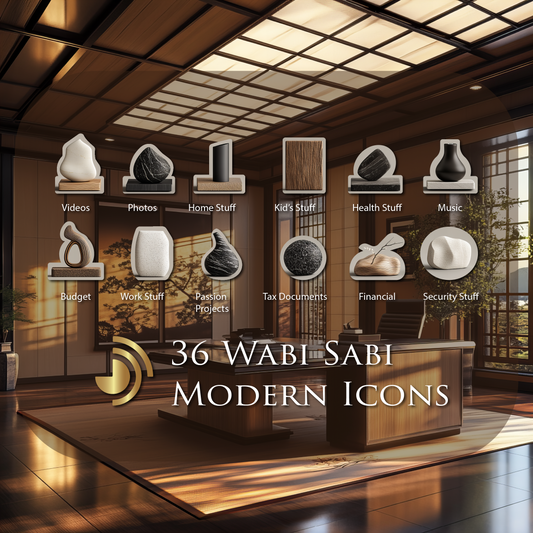 36 Wabi Sabi Modern Icons