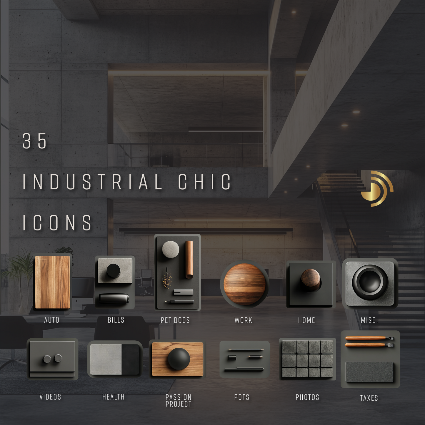 35 Industrial Chic Icons